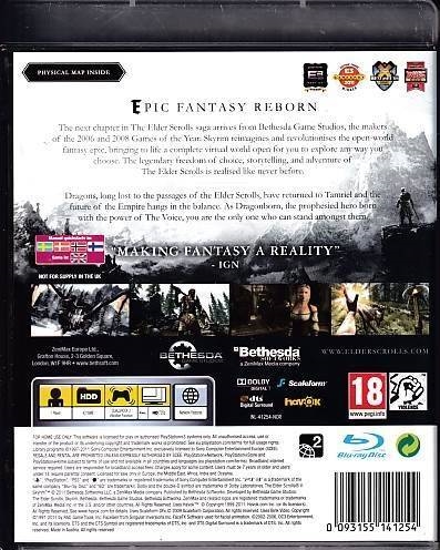 The Elder Scrolls V Skyrim - PS3 (B Grade) (Genbrug)